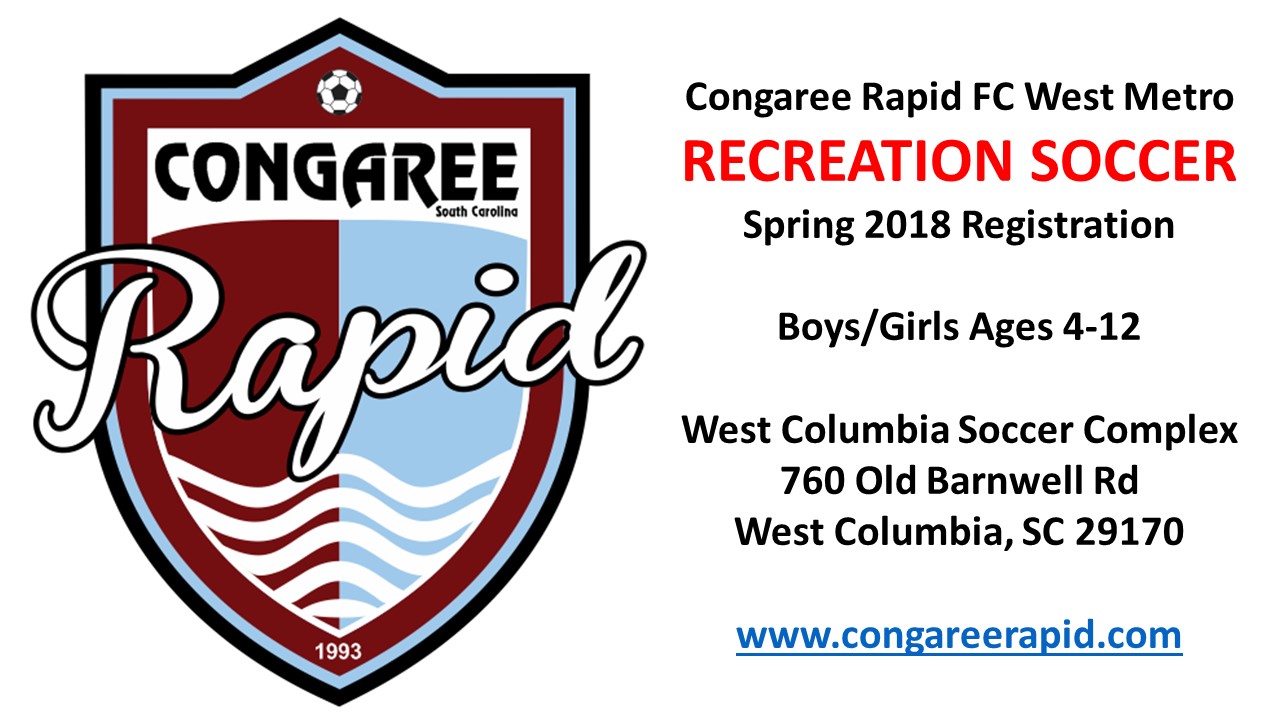 CRFC West Metro Rec - Spring 2018 Registration
